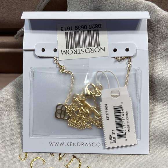 ❌SOLD❌Kendra Scott Elisa Necklace Ivory Pearl - Picture 3 of 3